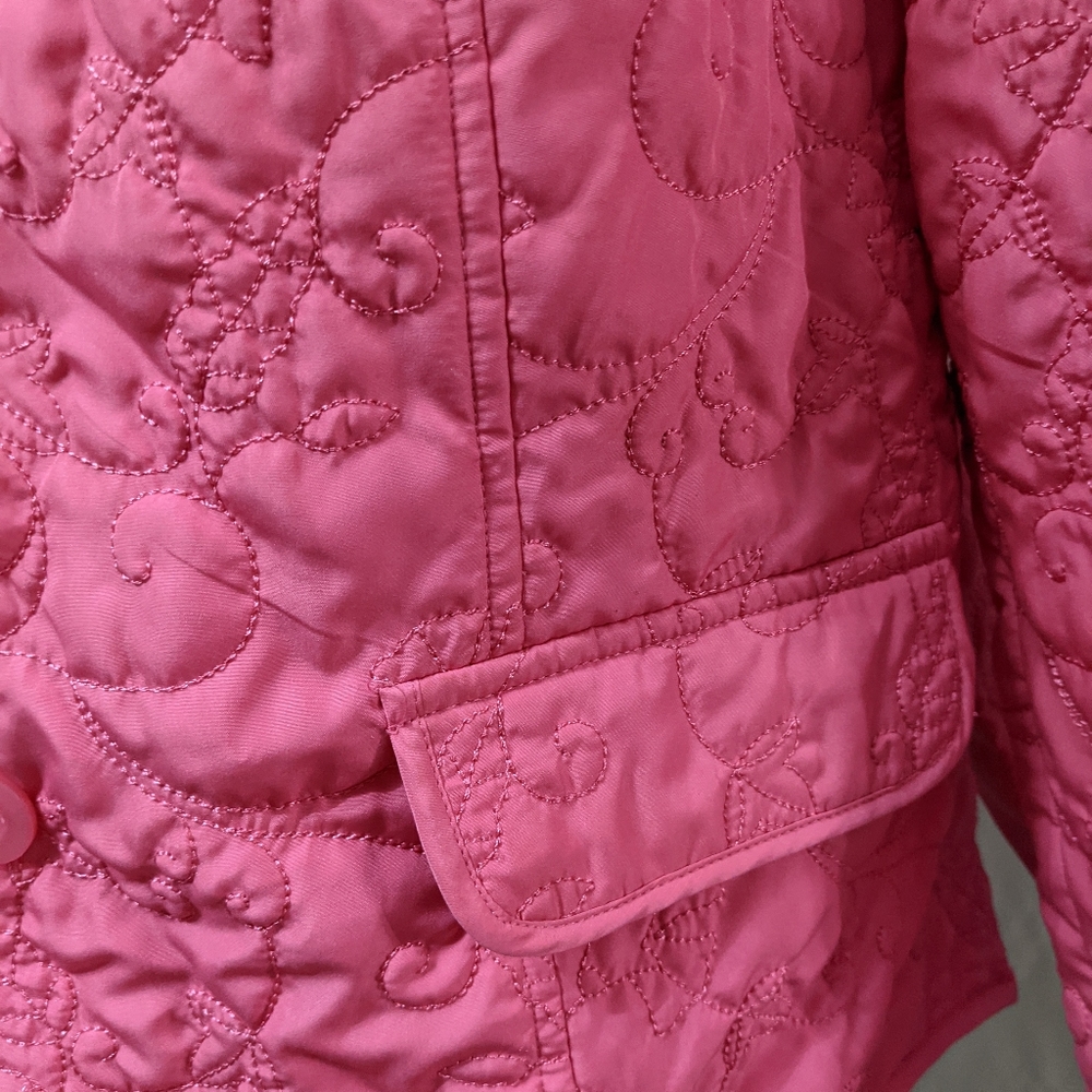 Kim Rogers Signature size med pink quilted jacket. - Picture 4 of 6